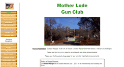 Desktop Screenshot of motherlodegunclub.com
